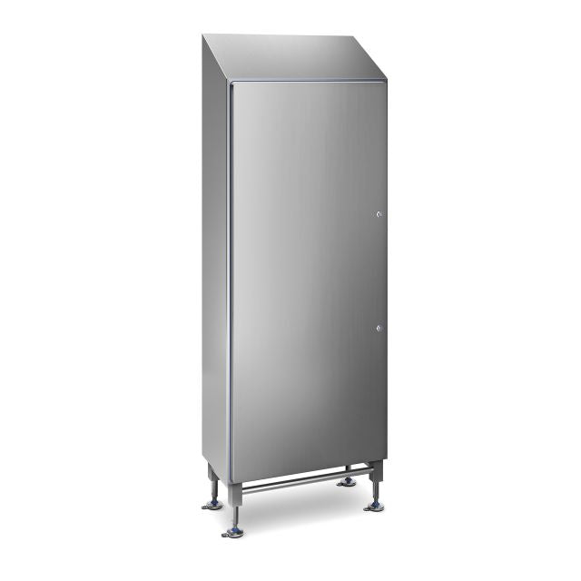 Hygienic Compact Sloped Roof Cabinet - 79'' Modular, Single Door, Fully Enclosed, IP69K