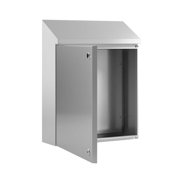 Defender PRO Series - Sloped Roof Wall Mounted Stainless Steel Enclosure