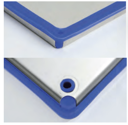 FDA compliant NEMA 4X blue silicone gasket