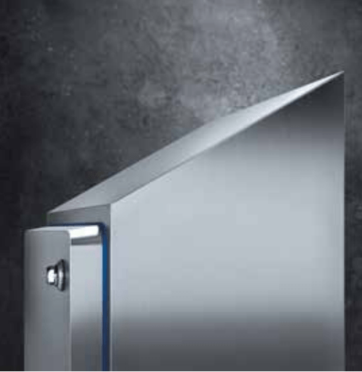 Hygienic Sloped Roof Enclosure - Wall Mounted, IP69K - Special Order