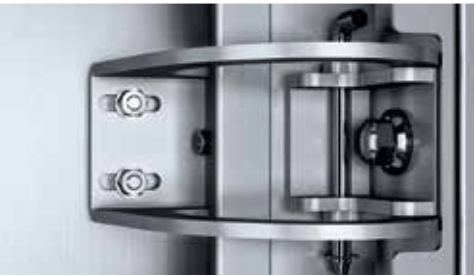 Internal Hinge for Sanitary Double Door Free-Standing Enclosure  NEMA 4X IP69K Stainless Steel